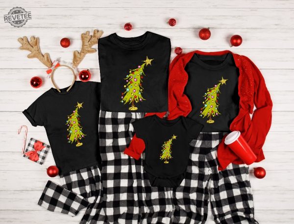 Whimsical Christmas Tree Shirt Whoville Tree Sweatshirt Whimsical Grinch Tree Trendy Christmas Tree Sweatshirt Grinch Tree Merry Tshirt Unique revetee 5