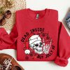 Dead Inside But Jolly Af Sweatshirt Christmas Skeleton Shirt Christmas Gift Dead Inside Skeleton Funny Christmas Tees Christmas Holly Spirit Unique revetee 1