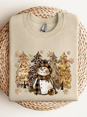 Christmas Sweatshirt Christmas Sweater Christmas Crewneck Christmas Tree Sweatshirt Holiday Sweaters For Women Winter Sweatshirt Unique revetee 3