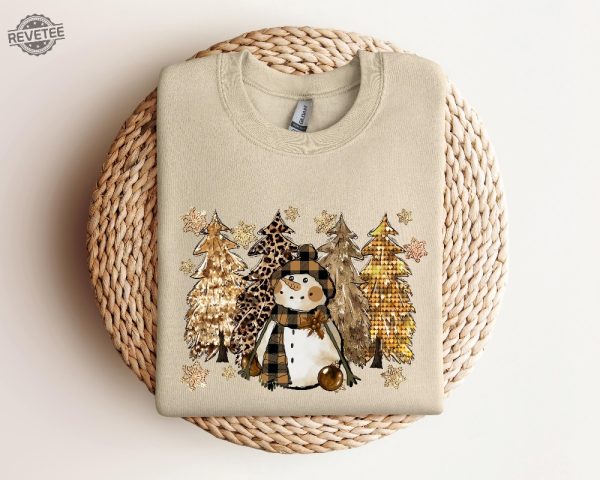 Christmas Sweatshirt Christmas Sweater Christmas Crewneck Christmas Tree Sweatshirt Holiday Sweaters For Women Winter Sweatshirt Unique revetee 3