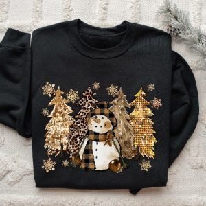 Christmas Sweatshirt Christmas Sweater Christmas Crewneck Christmas Tree Sweatshirt Holiday Sweaters For Women Winter Sweatshirt Unique revetee 4