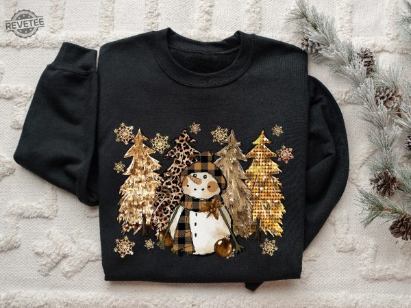 Christmas Sweatshirt Christmas Sweater Christmas Crewneck Christmas Tree Sweatshirt Holiday Sweaters For Women Winter Sweatshirt Unique revetee 4