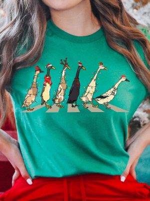 Christmas Ducks Sweatshirt Duck Christmas Shirt For Women Funny Animals Christmas Sweatshirt Farm Lover Gift Funny Christmas Shirt Unique revetee 5