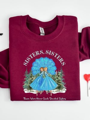 White Movie Christmas Sweatshirt White Christmas Movie 1954 Shirt Haynes Sisters Christmas Song Shirt Christmas Gift Christmas Sweater Unique revetee 5