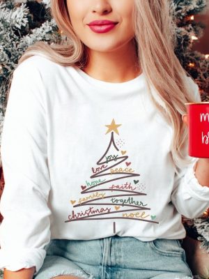 Christmas Tree Long Sleeve Shirt Christmas Wishes Christmas Things Long Sleeve Shirt Christmas Gift Winter Holiday Long Sleeve Shirt Unique revetee 5