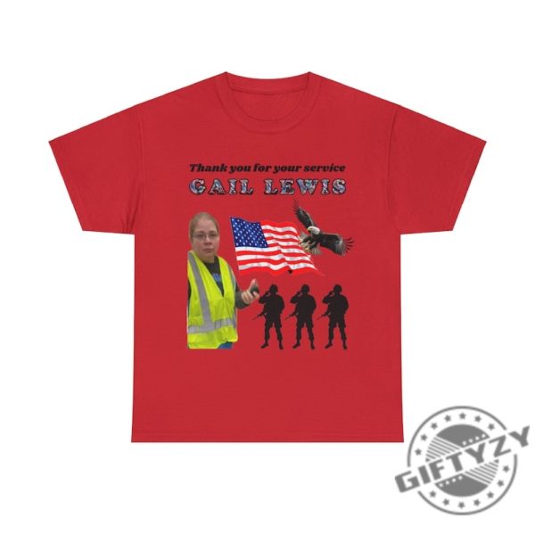 Gail Lewis Meme Shirt Funny Gail Lewis Shirt Tiktok Thank You For Your Service Hometown Hero giftyzy 7