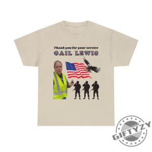 Gail Lewis Meme Shirt Funny Gail Lewis Shirt Tiktok Thank You For Your Service Hometown Hero giftyzy 9
