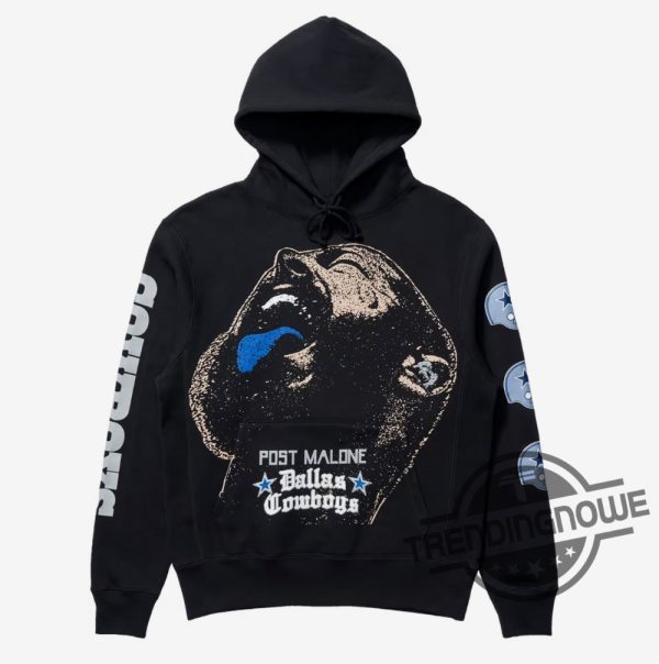 Retro Post Malone Dallas Cowboys Shirt Post Malone Dallas Cowboys Hoodie Hoodie And Long Sleeve Tee Trendingnowe