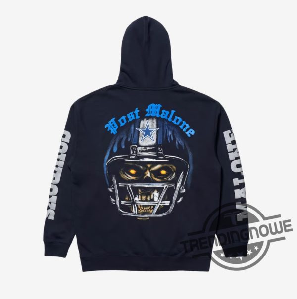 Vintage Post Malone Dallas Cowboys Shirt Post Malone Dallas Cowboys Skeleton T Shirt Hoodie trendingnowe.com 1