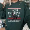 elvis christmas shirt sweatshirt hoodie merry christmas tshirt elvis presley graphic tee king of rock lyrics ugly sweater xmas gift for fan laughinks 1