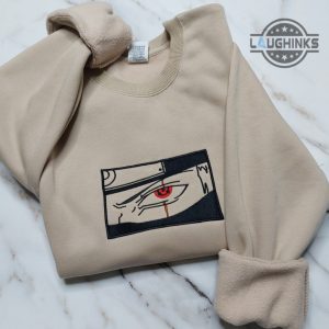 naruto christmas sweater tshirt hoodie anime embroidered sweatshirt mens womens ninja red eye embroidery tee naruto shippuden itachi uchiha xmas shirts laughinks 3