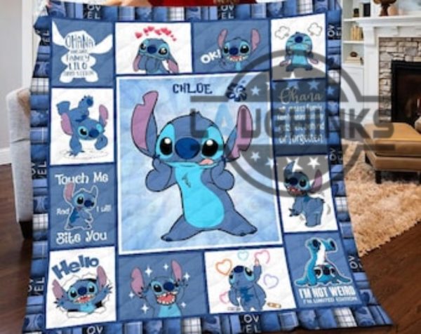 stitch bedding set queen king twin throw quilt blanket and pillowcases lilo and stitch personalized disney christmas gift bedroom decorations laughinks 2