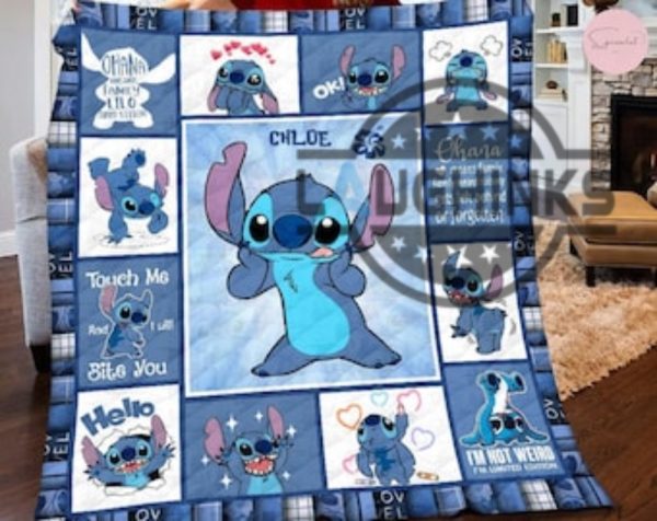 stitch bedding set queen king twin throw quilt blanket and pillowcases lilo and stitch personalized disney christmas gift bedroom decorations laughinks 3