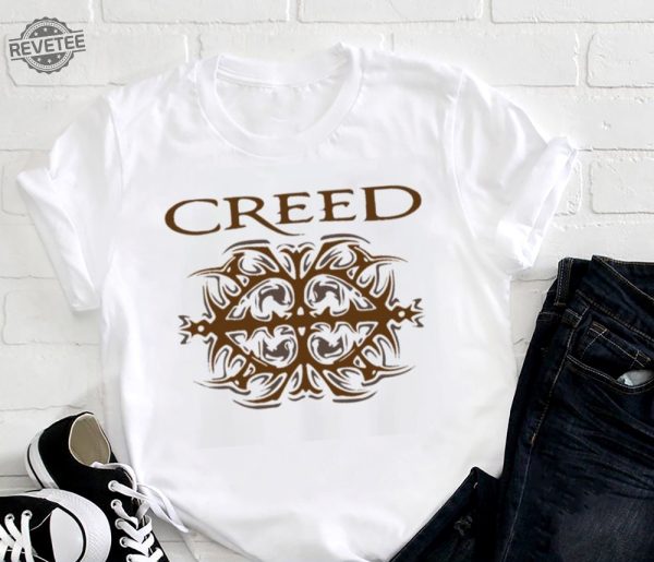 Vintage Creed Band Logo T Shirt Creed Band Fan Gift Shirt Creed 2024 Tour Unisex Shirt Rock Band Creed Graphic Shirt Creed Band Merch Unique revetee 1