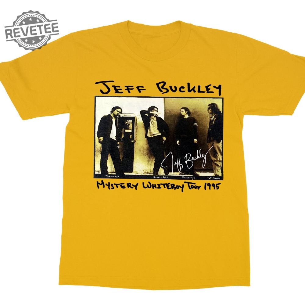 Jeff Buckley Mystery White Boy Tour 1995 Music Tour Unisex T Shirt Jeff Buckley Concert Graphic Shirt Anniversary Gift For Fans Unique
