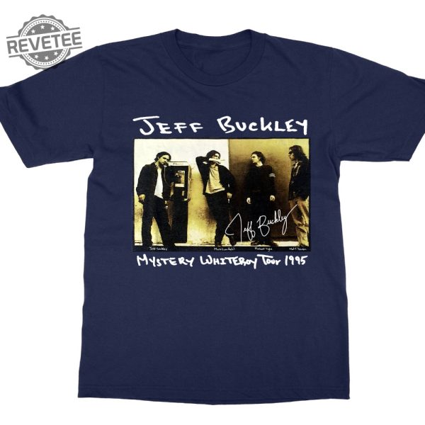 Jeff Buckley Mystery White Boy Tour 1995 Music Tour Unisex T Shirt Jeff Buckley Concert Graphic Shirt Anniversary Gift For Fans Unique revetee 3