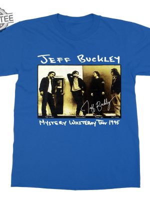 Jeff Buckley Mystery White Boy Tour 1995 Music Tour Unisex T Shirt Jeff Buckley Concert Graphic Shirt Anniversary Gift For Fans Unique revetee 5