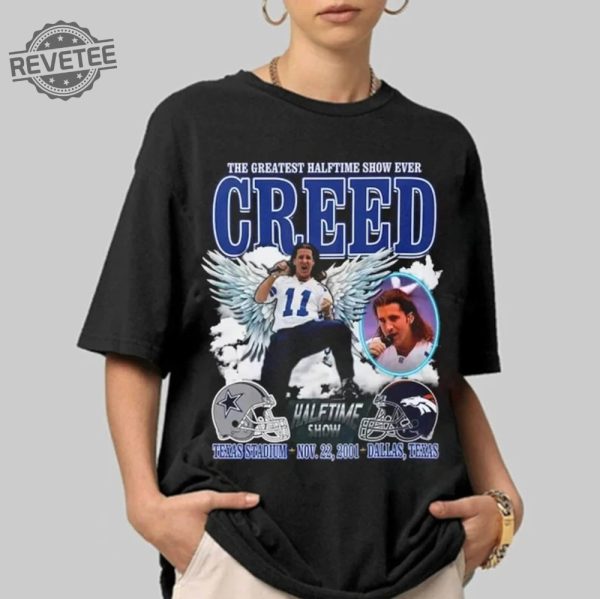 The Greatest Halftime Show Ever Creed Shirt Creed Shirt 2024 Music Concert Tee Graphic Sweatshirt Gift For Fan Football Shirt Unique revetee 1