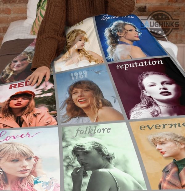 swiftie blanket throw sherpa fleece taylor swift xmas blankets taylor eras tour concert 2023 bedroom decorations gift for her midnight 1989 folklore red reputation laughinks 1