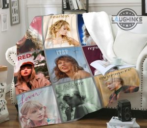 swiftie blanket throw sherpa fleece taylor swift xmas blankets taylor eras tour concert 2023 bedroom decorations gift for her midnight 1989 folklore red reputation laughinks 4
