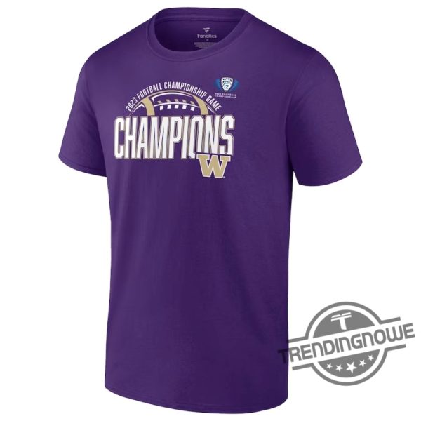 Pac 12 Championship Shirt V2 Washington Huskies 2023 Pac 12 Football Conference Champions T Shirt trendingnowe.com 2