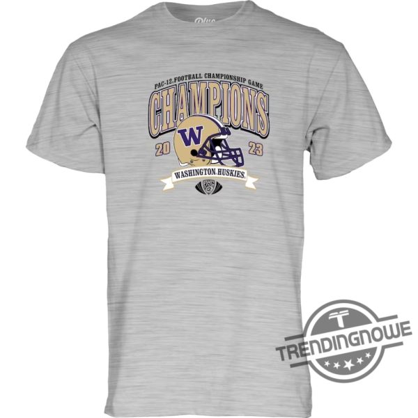 Pac 12 Championship Shirt V3 Washington Huskies 2023 Pac 12 Football Conference Champions T Shirt trendingnowe.com 1