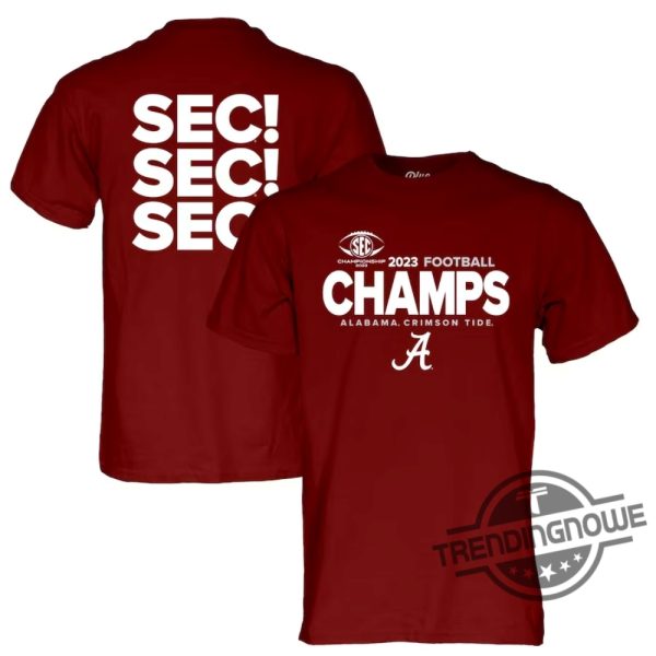 Alabama Sec Championship Shirt 2023 Sec Championship Shirt Sec Championship Shirt 2023 SEC Conference Champions T Shirt trendingnowe.com 1