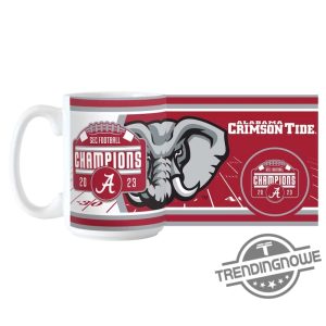 Alabama Sec Championship Shirt V2 Alabama Crimson Tide 2023 SEC Football Conference Champions Coffee Mug trendingnowe.com 2