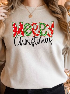 Christmas Sweatshirt Merry Christmas Sweatshirt Family Christmas 2023 Shirt Matching Christmas Santa Shirts Christmas Sweatshirts Unique revetee 2