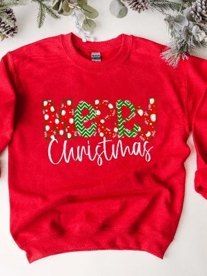 Christmas Sweatshirt Merry Christmas Sweatshirt Family Christmas 2023 Shirt Matching Christmas Santa Shirts Christmas Sweatshirts Unique revetee 3