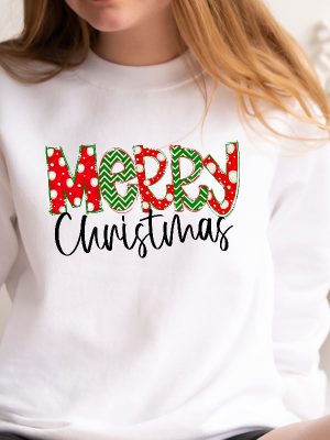 Christmas Sweatshirt Merry Christmas Sweatshirt Family Christmas 2023 Shirt Matching Christmas Santa Shirts Christmas Sweatshirts Unique revetee 4