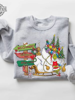 Vintage Merry Grinchmas Sweatshirt The Grinch Chrismas Shirt Xmas Holiday Funny Christmas Movie Grinch Family Sweatshirt Unique revetee 4