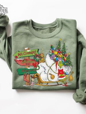 Vintage Merry Grinchmas Sweatshirt The Grinch Chrismas Shirt Xmas Holiday Funny Christmas Movie Grinch Family Sweatshirt Unique revetee 5