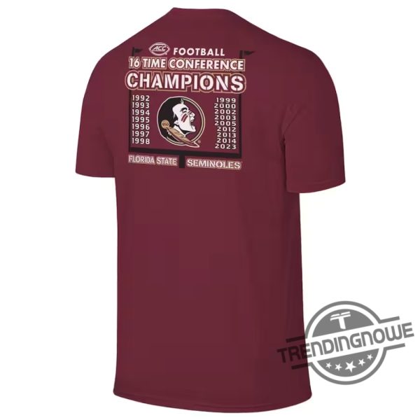 Fsu Acc Championship Shirt Florida State Seminoles Original Retro Brand 2023 ACC Football Conference Champions Shirt trendingnowe.com 3