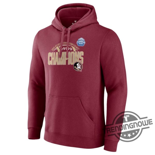 Fsu Acc Championship Shirt Florida State Seminoles Fanatics Branded 2023 ACC Football Conference Champions Shirt trendingnowe.com 2