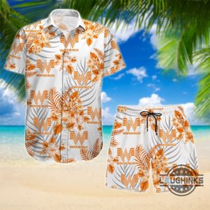 whataburger hawaiian shirt and shorts fast food aloha shirts whataburger button up swim beach suit men summer gift for him dad laughinks 1