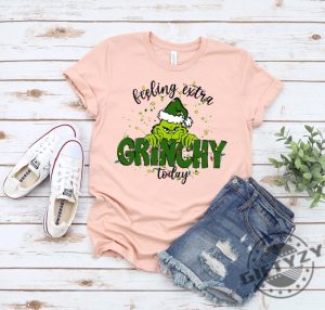 Feeling Extra Grinchy Today Christmas Shirt Funny Grinch Hoodie Grinch Sweatshirt Grinchmas Christmas Tee Christmas Gift giftyzy 5