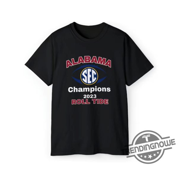 Alabama Sec Championship Shirt SEC 12 2023 Football Champion Tee Alabama Crimson Tide Champs Shirt Roll Tide shirt trendingnowe.com 2