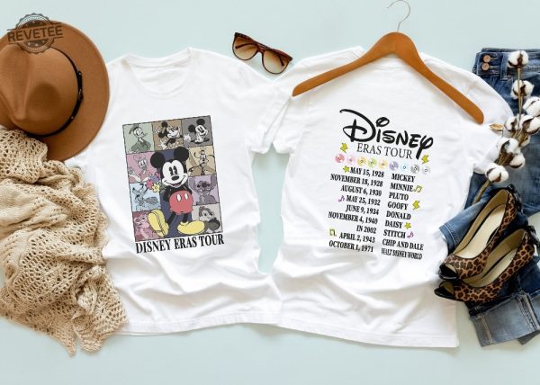 Vintage Disneyland Eras Tour Mickey Mouse Shirt Mickey And Friends Shirt Retro Walt Disneyworld Disney Eras Tour Mickey Eras Tour Shirt Unique revetee 1