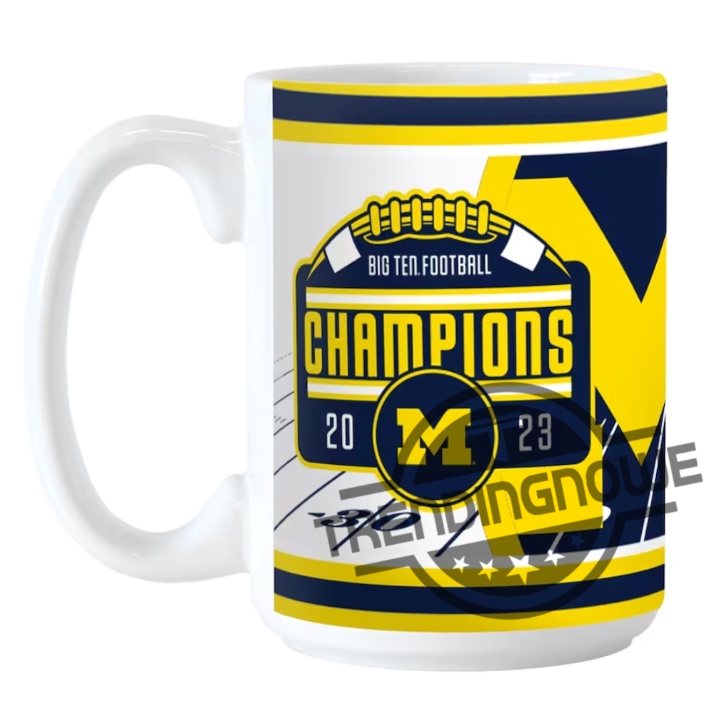 Michigan Big Ten Championship Shirt Michigan Wolverines 2023 Big Ten Football Conference Champions Coffee Mug 7 Michigan Big Ten Championship Shirt Michigan Wolverines 2023 Big Ten Football Conference Champions Coffee Mug