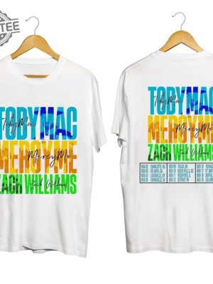 Tobymac Mercyme And Zach Williams 2023 Tour Shirt Mercyme Tobymac Zach Williams Fan Shirt Unique revetee 2