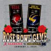 Michigan Rose Bowl Shirt Michigan Wolverines Vs Alabama Crimson Tide Shirt 2024 Rose Bow Tshirt trendingnowe 3