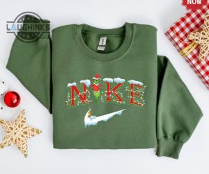 grinch long sleeve shirt short sleeve tshirt sweatshirt hoodie nike vintage griinch christmas shirts merry grinchmas funny crewneck sweater laughinks 1