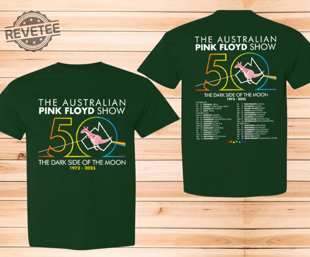 The Australian Pink Floyd Show 2023 Tour T Shirt Sweatshirt Pink Floyd Concert Shirt Australian Pink Floyd Gift 2023 Concert Shirt Unique