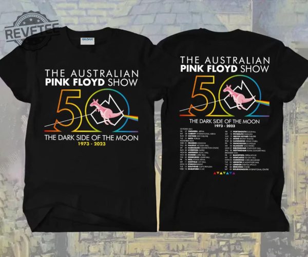 The Australian Pink Floyd Show 2023 Tour T Shirt Sweatshirt Pink Floyd Concert Shirt Australian Pink Floyd Gift 2023 Concert Shirt Unique revetee 2