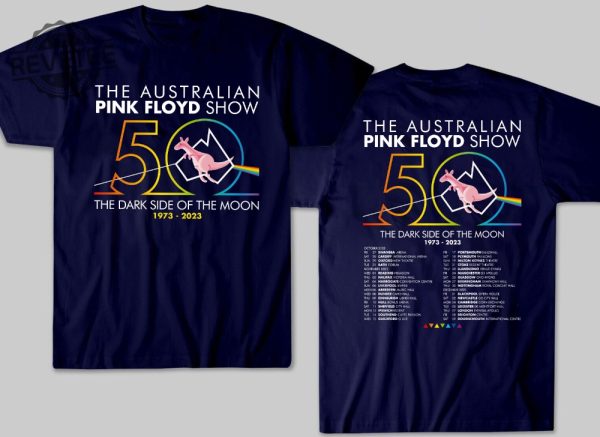 The Australian Pink Floyd Show 2023 Tour T Shirt Sweatshirt Pink Floyd Concert Shirt Australian Pink Floyd Gift 2023 Concert Shirt Unique revetee 3