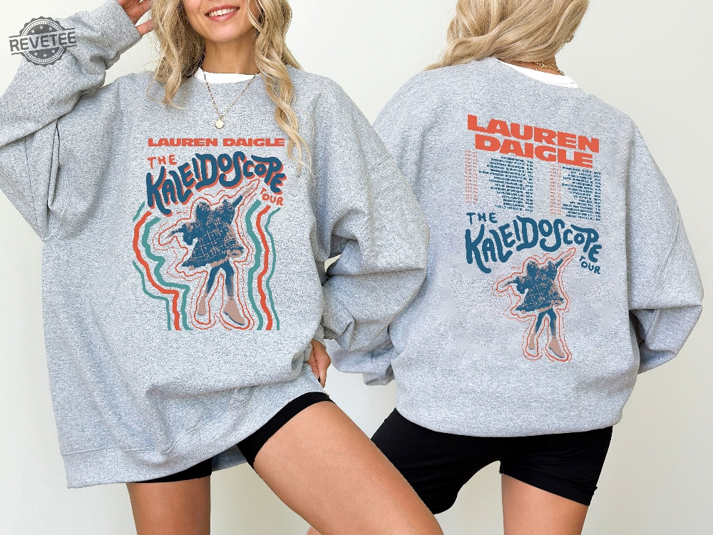 Vintage Lauren Daigle Sweatshirt The Kaleidoscope Tour 2023 Thank God I Do Tour Shirt Lauren Daigle 2Side Merch Music Concert Unique
