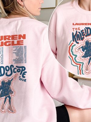 Vintage Lauren Daigle Sweatshirt The Kaleidoscope Tour 2023 Thank God I Do Tour Shirt Lauren Daigle 2Side Merch Music Concert Unique revetee 3