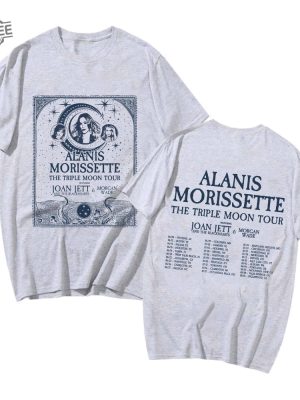 Alanis Morissette The Triple Moon Tour 2024 Shirt Alanis Morissette Fan Shirt Alanis Morissette 2024 Tour The Triple Moon Concert Shirt Unique revetee 3