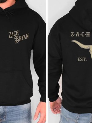 Zach Bryan Est 1996 Sweatshirt Hoodie Zach Bryan Bullhead Sweatshirt Zach Bryan Country Music Western Shirt American Heartbreak Tour Unique revetee 2